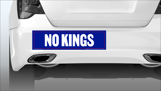 Bumper sticker - No Kings