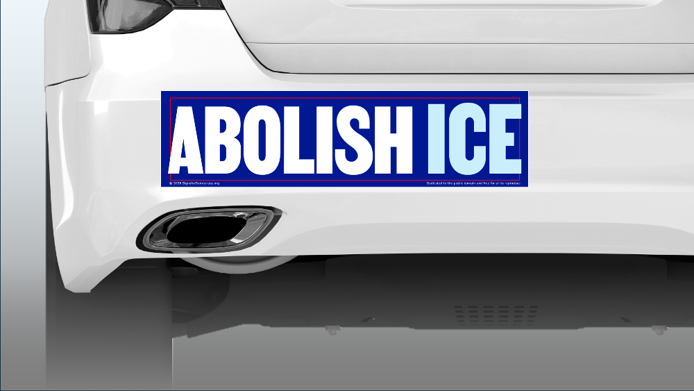 Bumper sticker - Abolish ICE